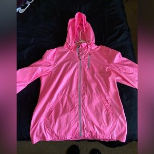 Pink Danskin rain jacket